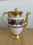 One Paris Porcelain Tea Pot, Circa 1820'S With Hand Painted Floral Decoration Used. Price: $120.00.