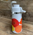 Coffee Tea Air Pot Pump Top Poppy Pattern 1.9L By King / Stellar 1970S Tableware Used. Price: $17.00.