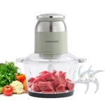 Cookzhom Green Food Processor 500W Electric Meat Grinder With 8 Cup Glass Bowl New. Price: $41.71.