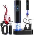 Electric Wine Opener, Rechargeable Cordless Accessories, Stainless Steel New. Price: $93.32.