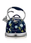 Vq Laura Ashley Stove Top Kettle 10 Cup Teapot Elveden Navy Floral Bird Used Onc. Price: $75.00.