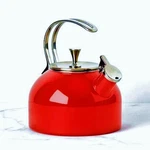 Kate Spade Make Pop Kettle Red Enamelware Whistle Kitchen Decor 2.5 Qt Nib New. Price: $58.95.