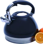 Creative Home Triumph Stainless Steel Whistling Tea Kettle, 3.5QT Black 77057 New. Price: $43.99.