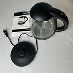 Aroma Glass Electric Kettle 1.2L/5 Cup Fast Instant Tea Coffee With Instructions Used. Price: $17.99.