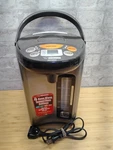 Zojirushi CD-WCC30, 3.0L, Micom Water Boiler & Warmer, Silver With Wide Window Used. Price: $63.99.