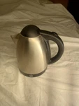 Ge Stainless Steel Electric Kettle Silver Black Plastic Handle Modern Design For. Price: $20.00.