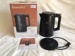 Beautiful Electric Kettle 1.7L 1500W Black Sesame Open. Price: $28.00.