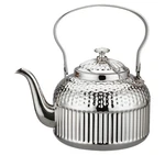 Sanqiahome Antique 1.5L (50OZ) Stainless Steel Teapot W/ Infuser - Silver New. Price: $42.23.