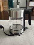 Amazon Basic Electric Kettle Glass Carafe Tea Coffee Fast Boil Autooff 1.1 Q Used. Price: $13.49.