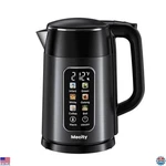 Mecity 1.7L Electric Kettle, Touch Screen Temp Control, 6 Preset Settings, Grey New. Price: $87.48.