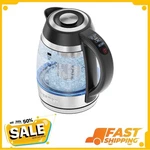 Chefman Lightning 1.8L Custom-temp Electric Kettle, 1750W Stainless Steel New. Price: $37.59.