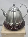 Creative Home Nobili-tea 1.0 Qt. Stainless Steel Kettle W/filter, Silver Open. Price: $38.00.