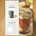 Cuisinart Soho CK-10BK Electric Kettle 1L Double-wall Stainless Steel Black New. Price: $40.00.