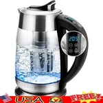 1.8L Electric Glass Kettle 1500W Smart Temperature Auto Shut-off Tea Infuser New. Price: $45.62.