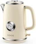 Electric Kettle 1.8L 1500W Stainless Steel Retro W/ Temp Gauge Led Auto Shut-off New. Price: $84.99.