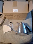 Koocovel Pour Over Coffee Kettle With Filters 40OZ Model KC2310 Open. Price: $19.99.
