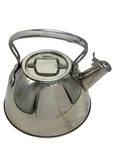 All Clad Stainless Steel 2 Qt Whistling Tea Kettle Induction Compatible Usa Used. Price: $46.85.