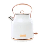 Haden Heritage 1.7L Stainless Steel Retro Electric Kettle, Ivory/copper (used). Price: $77.27.