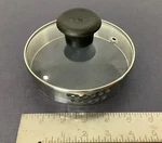 T-fal Tefal 5.5" Glass Lid Replacement Cover Strainer Rim Pot Pan Used. Price: $14.90.
