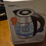 Chefman Power Infusion Electric Glass Kettle 1.8L 1500W Removable Tea Infuser Open. Price: $18.69.