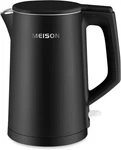 Meison Electric Kettle, 1.7 Double Wall Food Grade Stainless Steel Interior New. Price: $33.52.