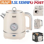 Raf 1350W Electric Water Kettle Retro 1.5L Boiler Jug Maker Stainless Steel Pots Brand. Price: $71.72.