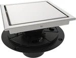 Ello&allo 6 Inch Square Shower Drain Floor With Flange Reversible 2-IN-1 New. Price: $36.99.