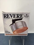 Rare 1992 Revere Ware Copper Bottom Whistling Tea Kettle 6 Cups New Box!!. Price: $129.99.