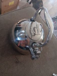 Circulon 2.3-QT. Stainless Steel Whistling Tea Kettle. 4508 Used. Price: $30.00.