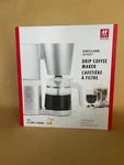 Zwilling Enfinigy Drip Coffee Maker 1.5L 12 Cups Silver/glass Nib New. Price: $107.50.