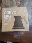 Fellow Corvo Ekg Pro Electric Kettle Matte Black + Walnut New Open. Price: $120.00.