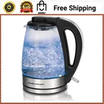7 Cup Electric Glass Kettle Rapid Boil Auto Shut Off Bpa Free Black New. Price: $36.99.