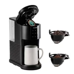 CCM-AK011B 3-IN-1 1.2L K-cup Coffee Maker With 5-CUP Sizes And Self-cleaning Fun New. Price: $63.54.