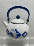 Vtg Pillsbury Doughboy Chef Style 2 Qt Kettle / Teapot By Reston Lloyd 1999 Used. Price: $38.99.