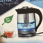 Megachef MGKTL-1777 1.8L Glass Stainless Steel Cordless Electric Kettle Infuser Open. Price: $18.69.