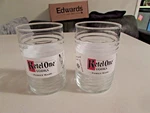 Kettle One Glasses Bloody Mare Recipe 5" Tall Tumblers Used. Price: $12.00.