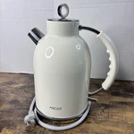 Ascot Electric Kettle Beige Stainless Steel Super Fast Tea & Coffee Cordless Pot Used. Price: $39.95.