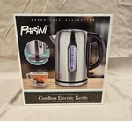 Parini Silver 1.7L Electric Kettle With Automatic Shutoff - New Never Opened. Price: $15.00.