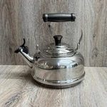Creuset S.steel Whistling Kettle W/folding Handle All Cooktops, 1.7QT/1.6L Used. Price: $49.99.