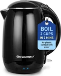 Elite Gourmet EKT1821 1.8L Double Wall Insulated, 1.9 Quarts, Black New. Price: $23.99.