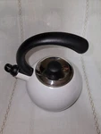 Vintage Copco Whistling Tea Kettle Cavalier White Enamel 2 Qt Used. Price: $13.99.