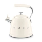 Smeg Stainless Steel Stovetop Whistling Kettle 2.3L /2.4QT Capacity - Beige New. Price: $214.90.