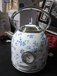 Laura Ashley 1.7L Dome Kettle Rose: 1500W Electric, Stainless Steel Lid, Rubber New. Price: $109.99.
