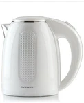 Ovente Electric Hot Water Kettle Boiler 1.7 Liter Stainless Steel White KD64W Open. Price: $20.99.