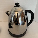 Electric Kettle Stainless Steel Silver Black Base. Kenwood Persona Used. Price: $21.00.