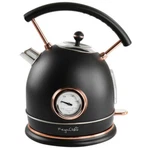 Megachef 1.9 Quart Half Circle Electric Tea Kettle With Thermostat In Matte Blac New. Price: $106.60.
