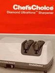 Chefs Choice Diamond Hone Edge 312 Electric Knife Sharpener New In Box Nos. Price: $49.99.