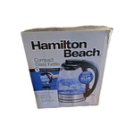 Hamilton Beach Compact Glass Kettle 1 Liter Capacity With Soft Blue Illumination New. Price: $27.50.
