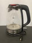 Aicok KE8026-UL Electric Glass Kettle 1.7L Auto Shut-off Black Stainless Steel Used. Price: $19.70.