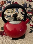 Chantal 1.8 Quart Kettle Button Series Premium Enamel Carbon Steel Used. Price: $30.00.